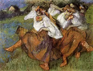 Kick: Russian Dancers, by Degas