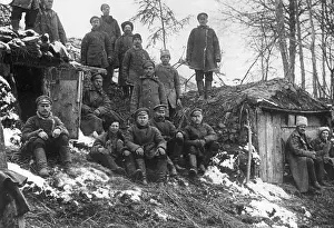 Emplacement: Russian dugouts, 1915