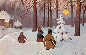 Hygge: Russian family in the snow
