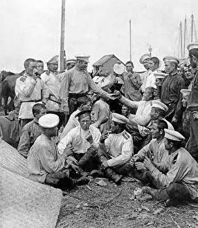 Manchuria: Russian field camp, 1904/1905