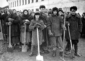 Labourers: Russian Forced Laborers, 1942