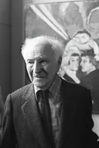 Attends: Russian-French painter Marc Chagall in Tretyakov