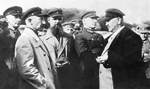 Observers: Russian generals as guests at maneuvers of the Reichswehr