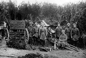 Emplacement: Russian heavy artillery, 1915
