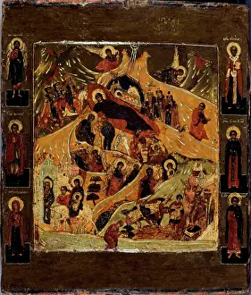 Creche: Russian Icon: Nativity