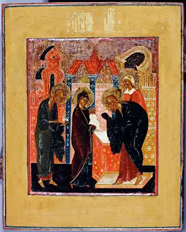 Ascension: Russian icon: Presentation of Jesus