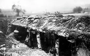 Emplacement: Russian infantry dugout in WW I