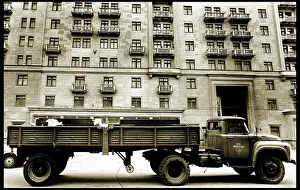 Muscovites: Russian lorry, Moscow