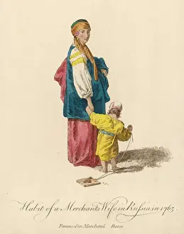 Grosvenor Prints: RUSSIAN MERCHANTS WIFE