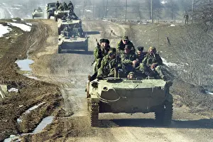 Depots: Russian military column in Chechnya, 2000