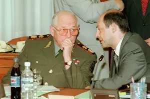 Cosmodrome: Russian Minister of Defence Sergeyev and Foreign