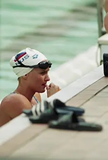Prepares: Russian national synchronized swimming team training