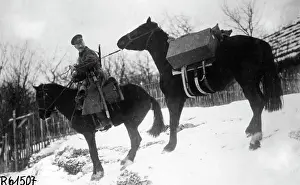 Commissioned: Russian officer's striker in the First World War