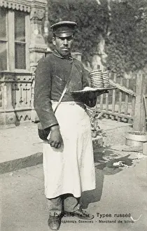 Pancakes: Russian pancake seller