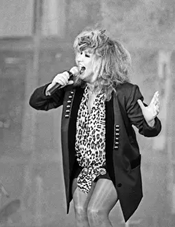 Pugacheva: Russian pop singer Alla Pugacheva performing, 1992