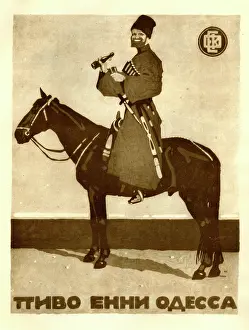 Advertisment: A Russian poster advertising Odessa Beer