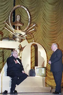 Congratulates: Russian Premier Chernomyrdin at Eldar Ryazanov