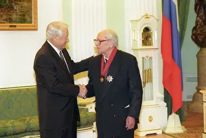 Motherland: Russian President Boris Yeltsin