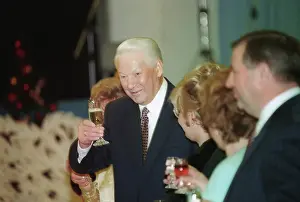 Toast: Russian President Boris Yeltsin