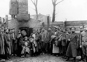 Guben: Russian prisoners of war, 1915