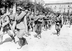 Lublin: Russian prisoners of war in Lublin, 1915