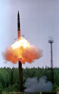 Target: Russian RT-2PM Topol ballistic missile launch, 1994