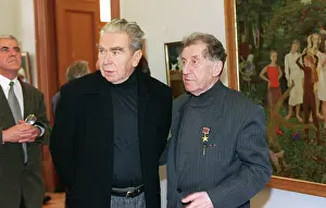 Talented: Russian sculptors Rukavishnikov and Kerbel at