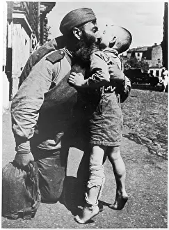 Embraces: RUSSIAN SOLDIER HOME