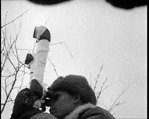 Periscope: A Russian Soldier Using a Periscope