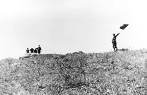 Semaphore: Russian Soldier Using Semaphore