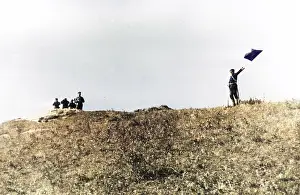 Semaphore: Russian Soldier Using Semaphore