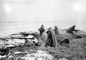 Emplacement: Russian soldiers during WW I