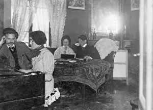 Upbringing: Russian students, 1906