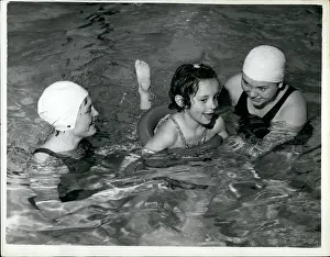 Thrill: Russian swimmers train in Derby Pool, Blackpool