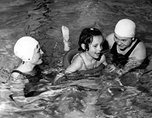 Thrill: Russian swimmers train in Derby Pool, Blackpool