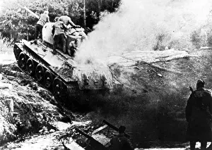 Cleared: Russian tanks on way to Berlin, WW2