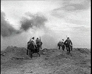 Dragging: Russian Troops Dragging a Mortar into Position