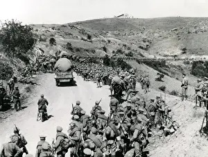 Halted: Russian troops halted on Balkan Front, WW1