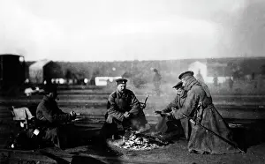 Campfire: Russian troops in WW I