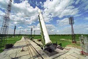 Plesetsk: Russian Tsiklon rocket launch from Plesetsk, 1996