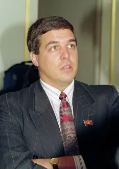 Parliamentary: Russian TV anchorman Alexander Lyubimov, 1992