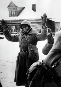 Portion: Russian war prisoners on the eastern front, 1942