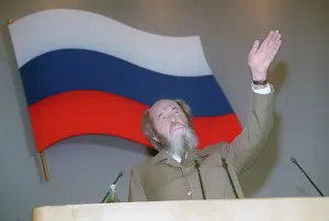 Duma: Russian writer Alexander Solzhenitsyn speaks in