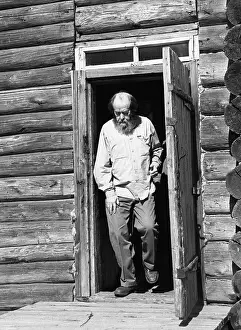 Nearly: Russian writer Alexander Solzhenitsyn visits Matryona