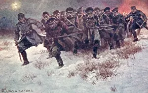 Escorted: Russians captured by Austrians, WW1