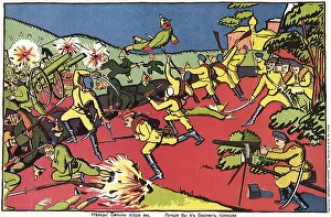 Explosions: Russians Flay Germans