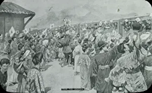 Russo Japanese: Russo-Japanese War - Kobe send off