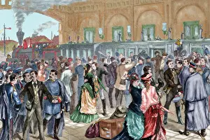 Americana: Russo-Turkish War (1877-1878). St. Petersburg. Departure of