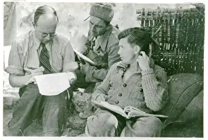 Evan: Bill Rust, Evan Williams and Lt Edwards