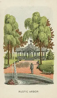 C1870: Rustic arbor